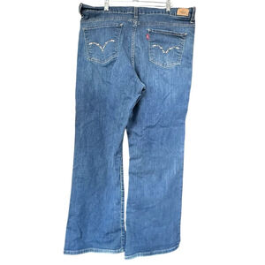 Levi's Perfectly Slimming 512 Bootcut Jeans Size 18 Studs Back‎ Pockets 38 X 30